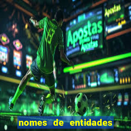 nomes de entidades do mal