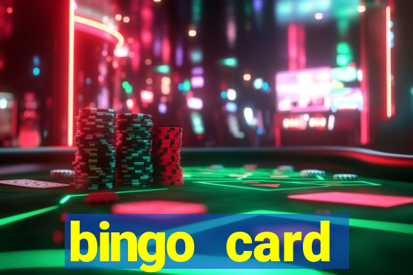 bingo card generator with pictures