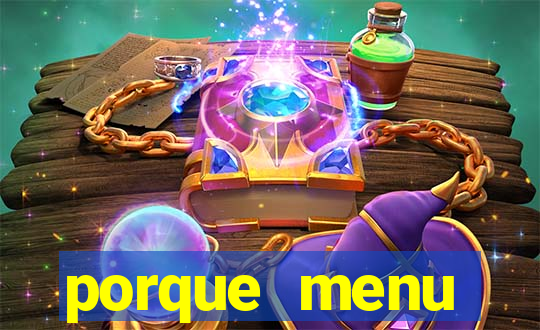 porque menu selvagem acabou