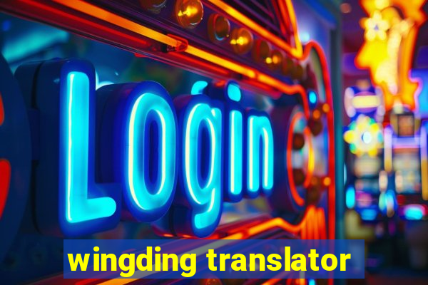 wingding translator