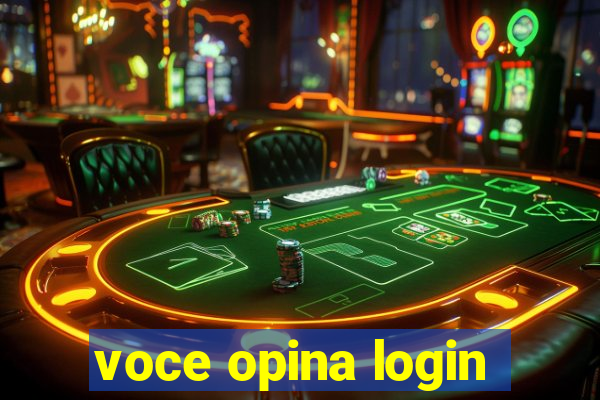 voce opina login