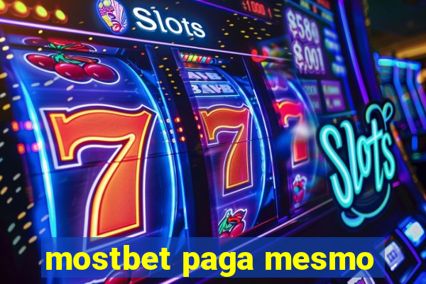 mostbet paga mesmo