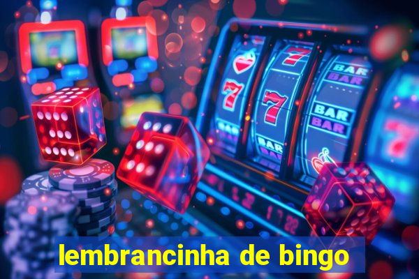 lembrancinha de bingo